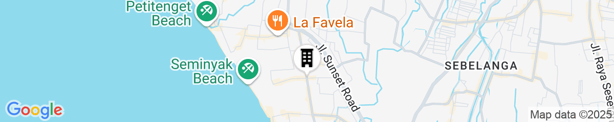 Map for Kleo Seminyak, part of JdV by Hyatt