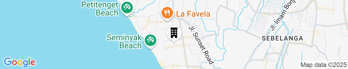 Map for Bali Ginger Suites & Villa