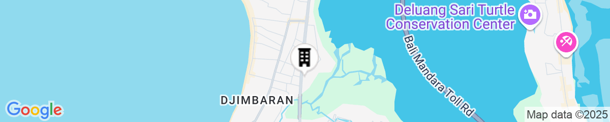 Map for Gaing Mas Jimbaran Villas by Gaing Mas Group