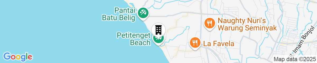 Map for Alila Seminyak, Bali