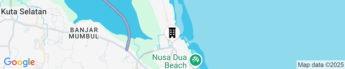 Map for The Nest Hotel Nusa Dua