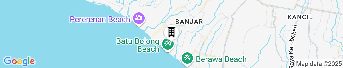 Map for djabu Canggu Beach Villa