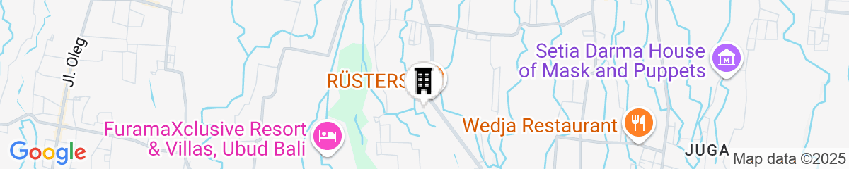 Map for Wadari Retreat Villa Ubud