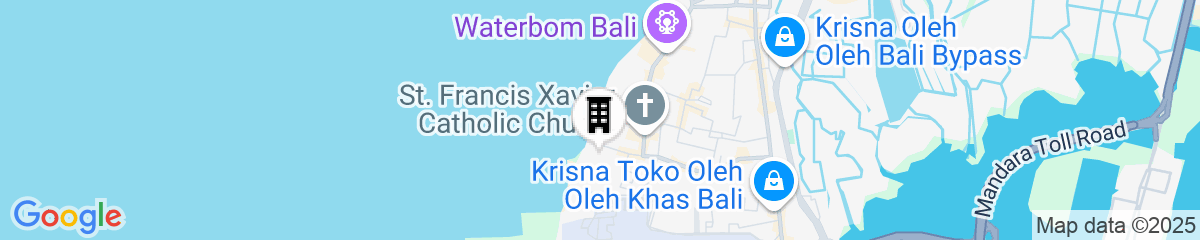 Map for Holiday Inn Resort Baruna Bali by IHG