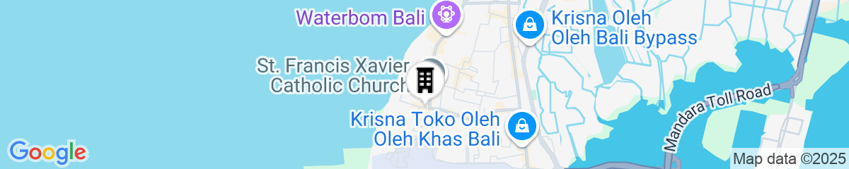 Map for Fairfield by Marriott Bali South Kuta