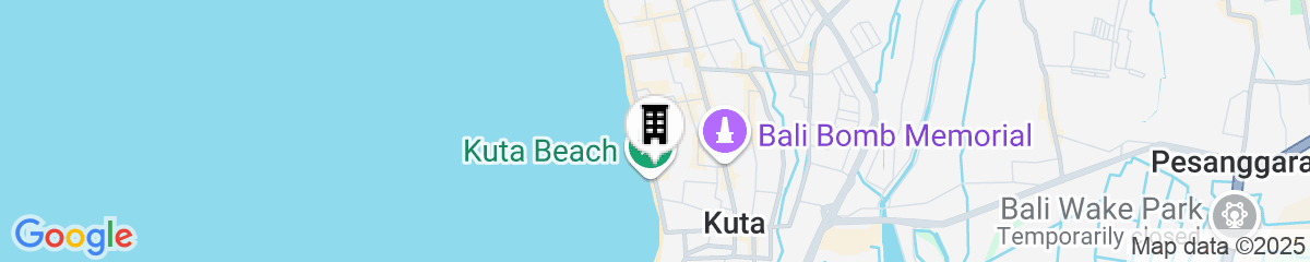 Map for Sheraton Bali Kuta Resort