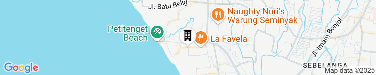 Map for Cross Paasha Bali Seminyak