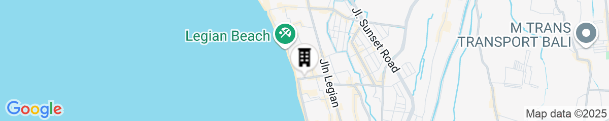 Map for Legian Beach Hotel