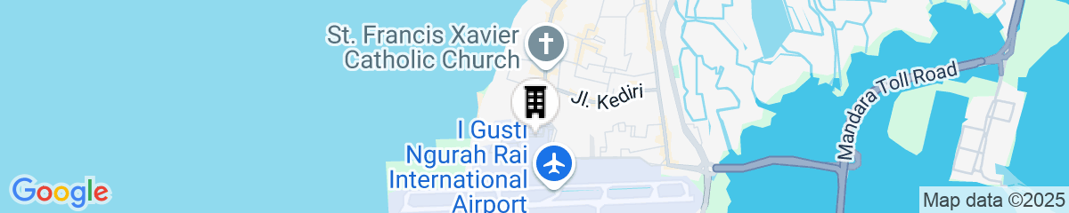 Map for Novotel Bali Ngurah Rai Airport