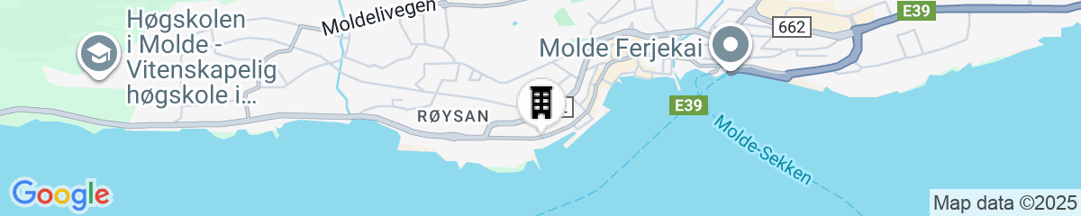 Map for Molde Fjordhotell - by Classic Norway Hotels