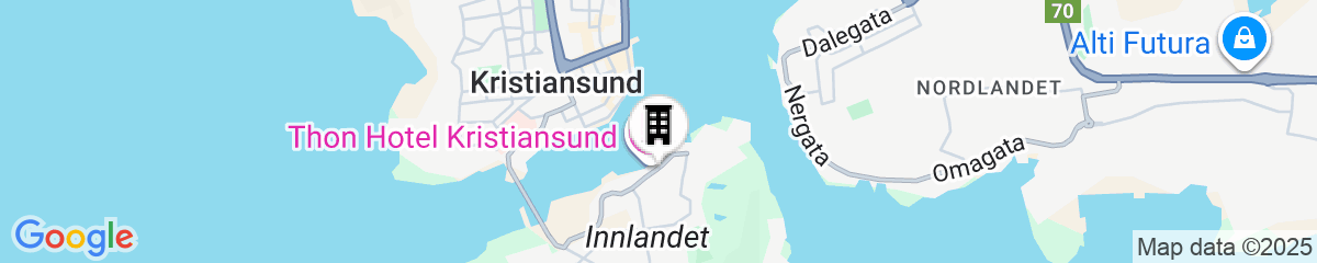 Map for Thon Hotel Kristiansund