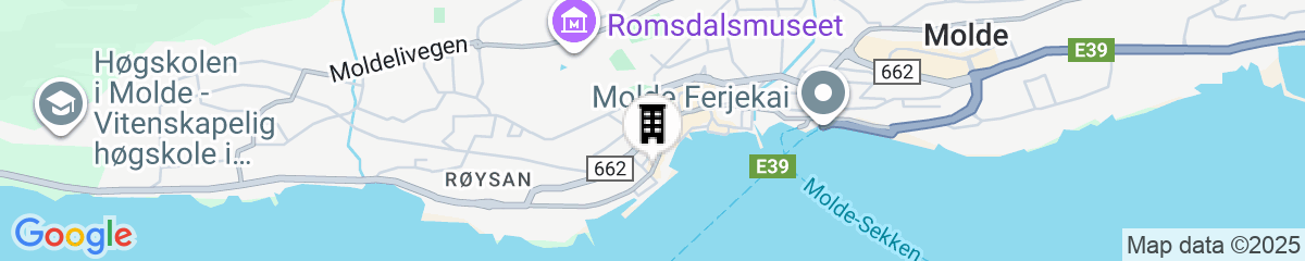 Map for Thon Hotel Moldefjord