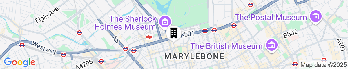 Map for Holmes Hotel London