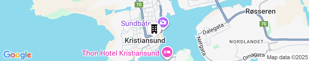 Map for Quality Hotel Grand Kristiansund