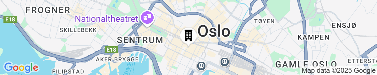 Map for Bob W Sentralen