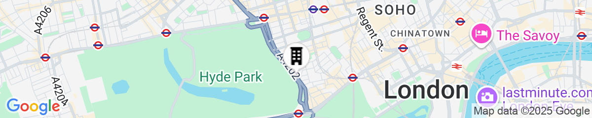 Map for The Dorchester