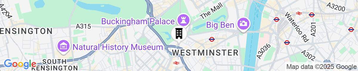 Map for The Rubens at the Palace