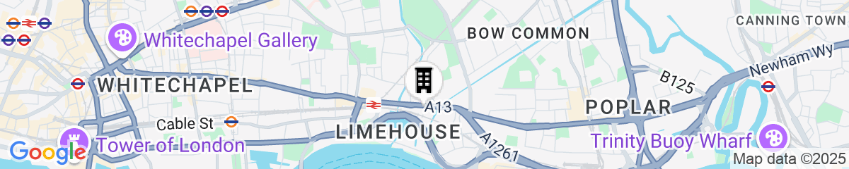 Map for Limehouse Library Hotel