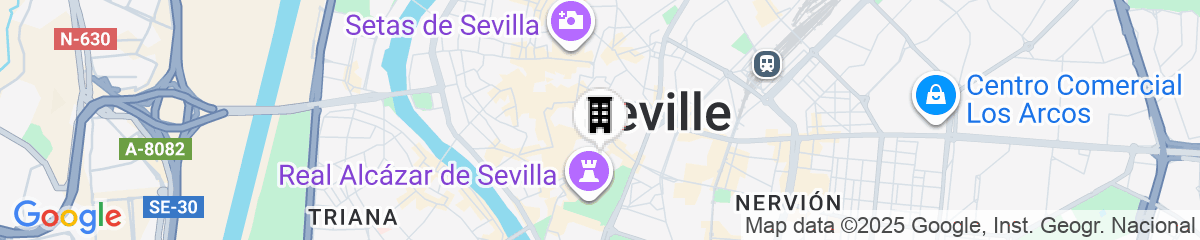 Map for Hotel Boutique Casa del Poeta Sevilla