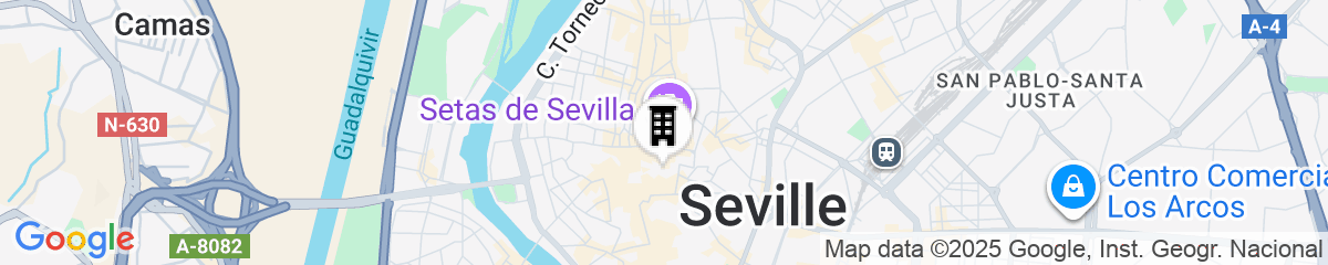 Map for Hotel Cetina Casa de las Telas, Sevilla