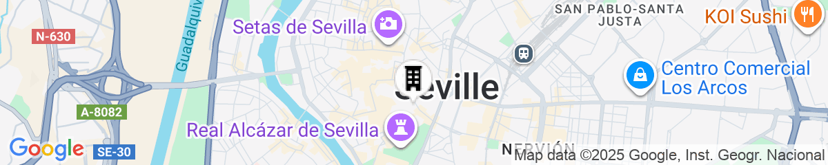 Map for Hotel Amadeus Sevilla