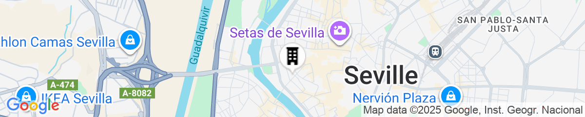 Map for Becquer Hotel, Historic City Center