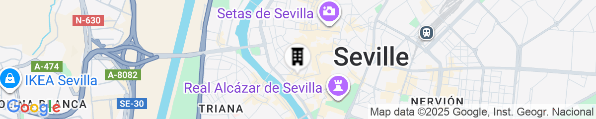 Map for Adriano Hotel Boutique Sevilla