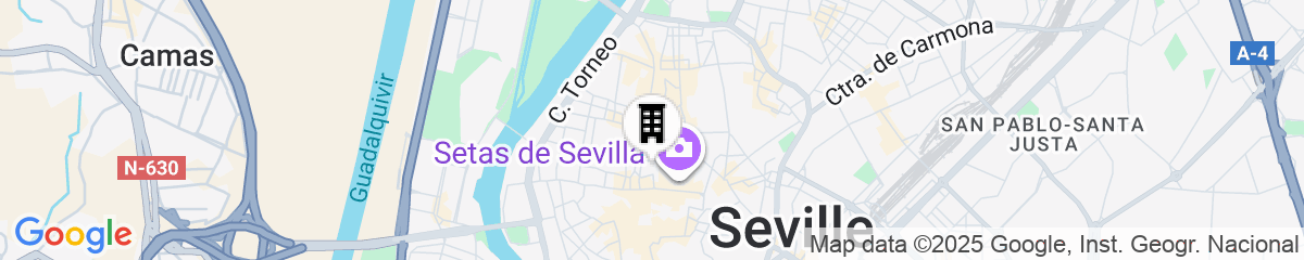 Map for Hotel Ateneo Sevilla