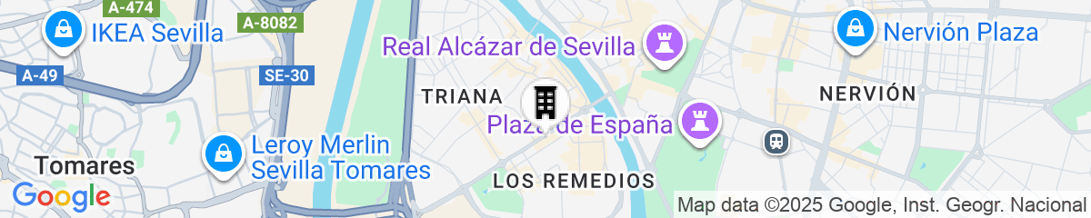 Map for Eurostars Guadalquivir