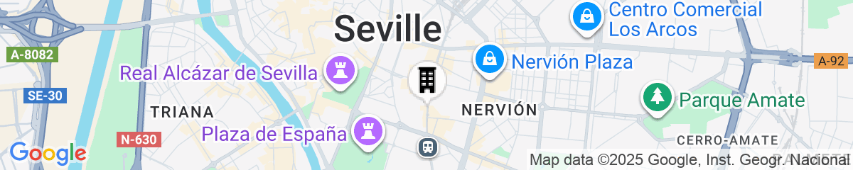 Map for Hotel Sevilla Center