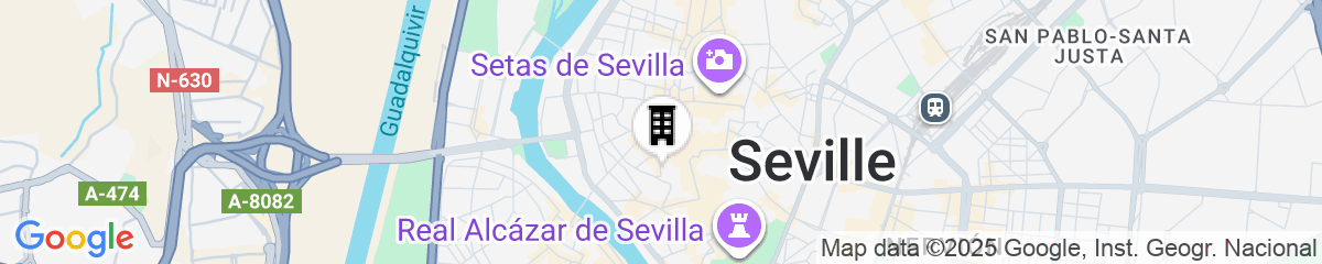 Map for Hotel Inglaterra Sevilla