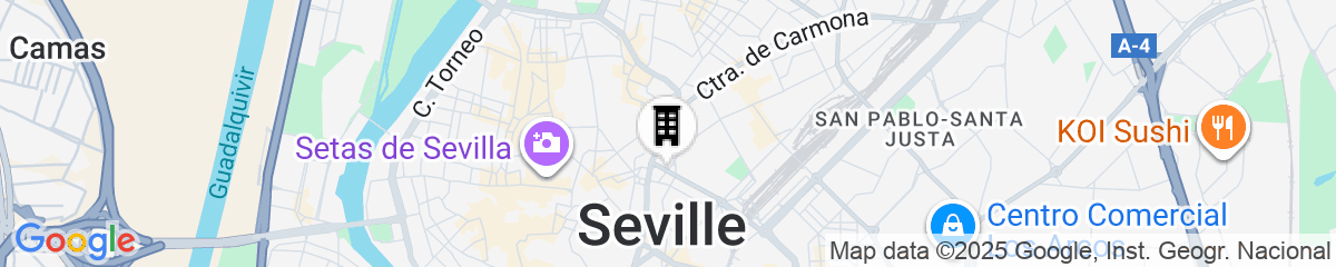 Map for Catalonia Santa Justa