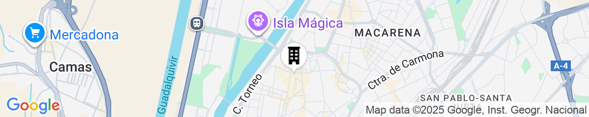 Map for Hotel Patio de la Alameda