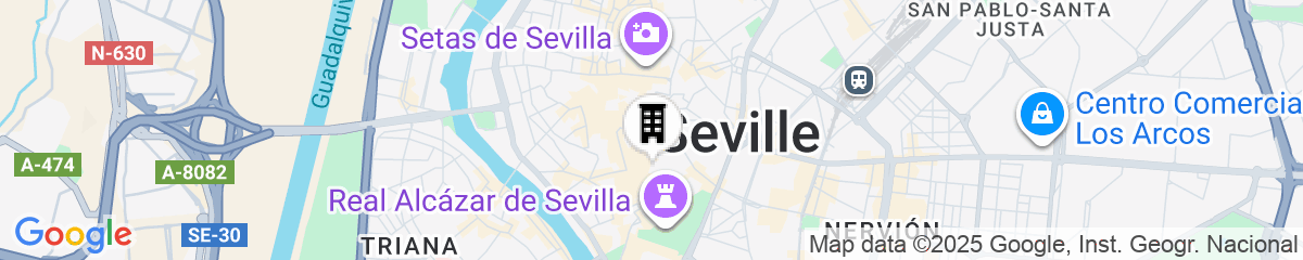 Map for Eurostars Sevilla Boutique