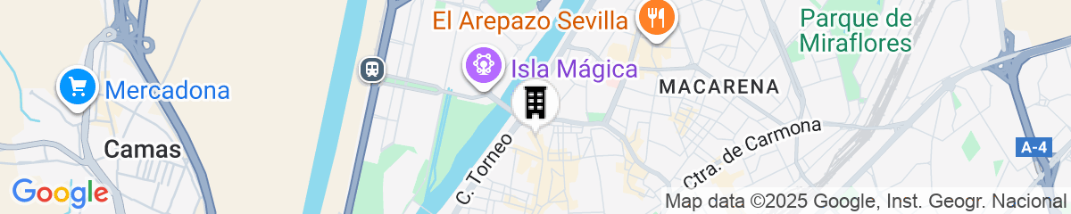 Map for Sercotel Sevilla Guadalquivir Suites