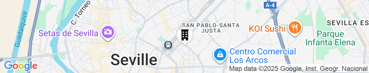 Map for Hotel AACR Monteolivos