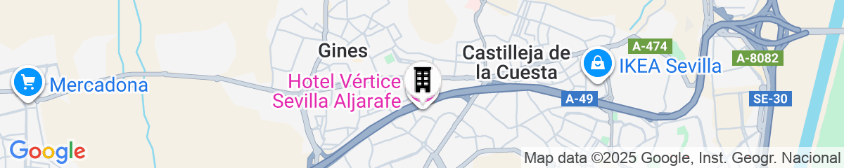 Map for Hotel Vértice Aljarafe