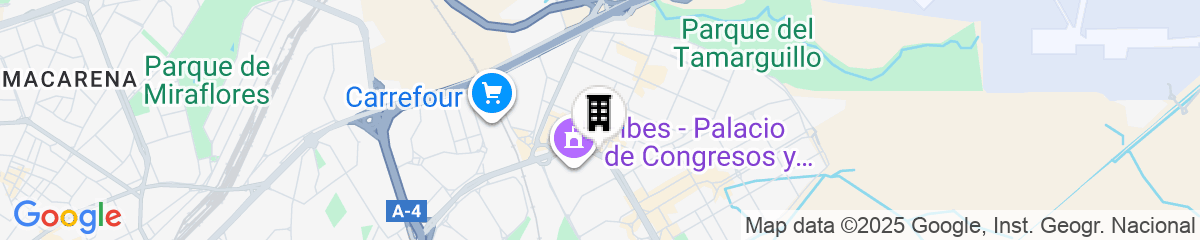 Map for Hotel M.A. Sevilla Congresos