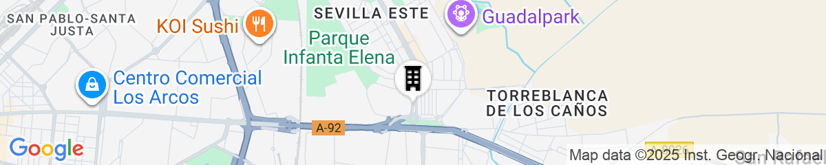 Map for Hotel Vértice Sevilla