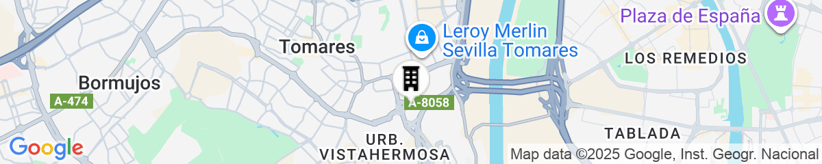 Map for Hotel ILUNION Alcora Sevilla
