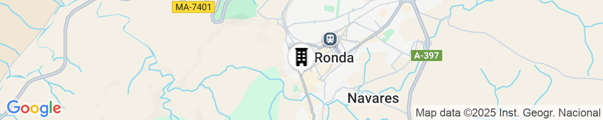 Map for Hotel Maestranza