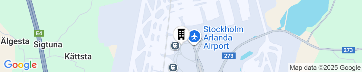 Map for Clarion Hotel Arlanda Airport Terminal