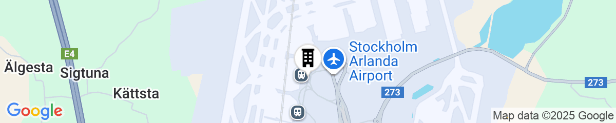 Map for Radisson Blu Airport Terminal Hotel, Stockholm-Arlanda Airport