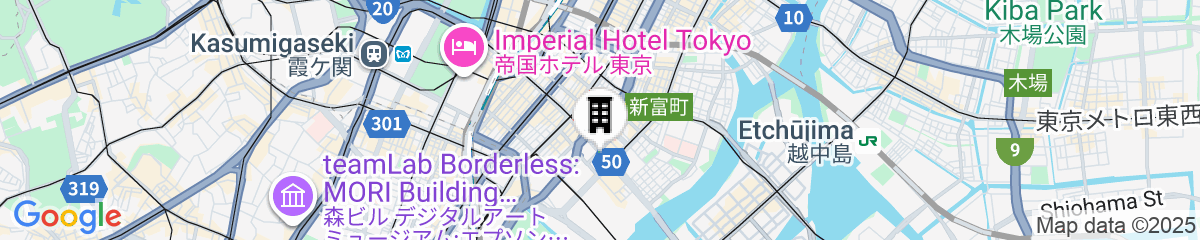 Map for Mitsui Garden Hotel Ginza Tsukiji