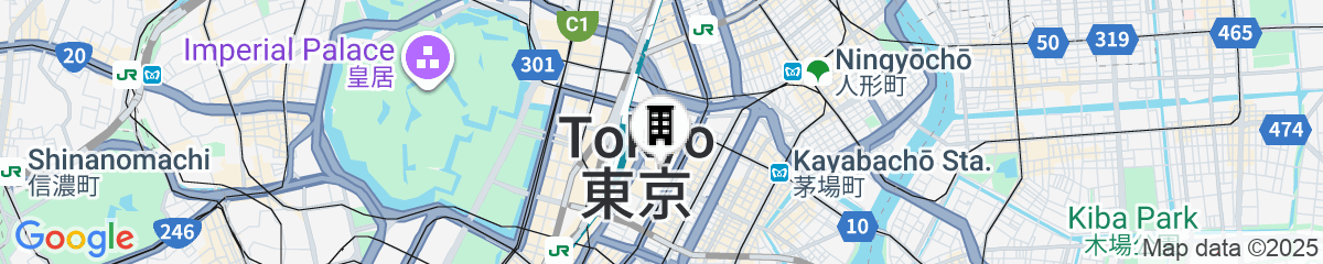 Map for Hotel Monte Hermana Tokyo