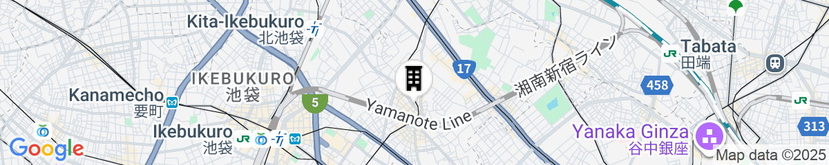 Map for OMO5 Tokyo Otsuka by Hoshino Resorts