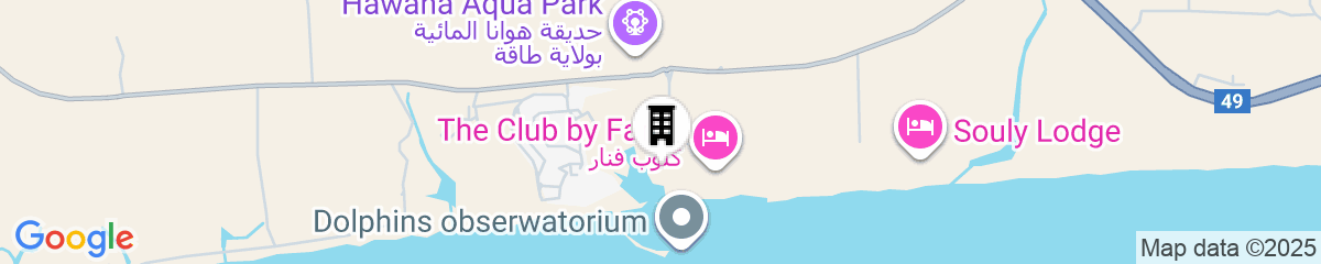 Map for The Club by Fanar