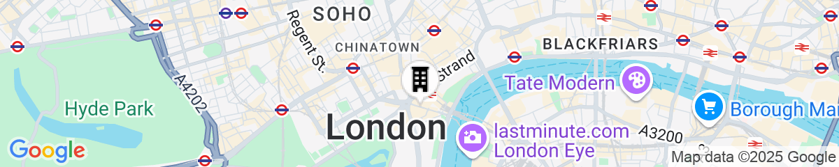 Map for The Grand at Trafalgar Square