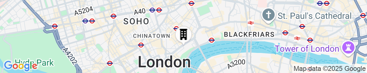 Map for Wilde Aparthotels, London, Covent Garden