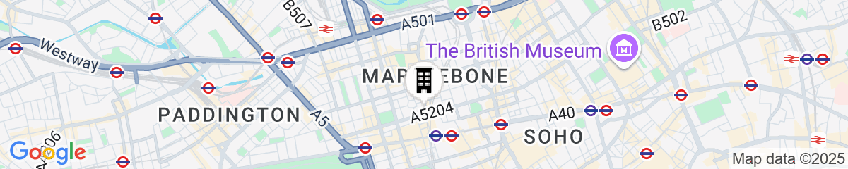 Map for The Mandeville Hotel